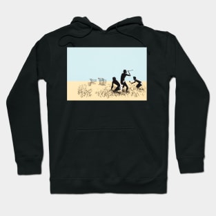 Banksy Trolley Hunters Art Hoodie